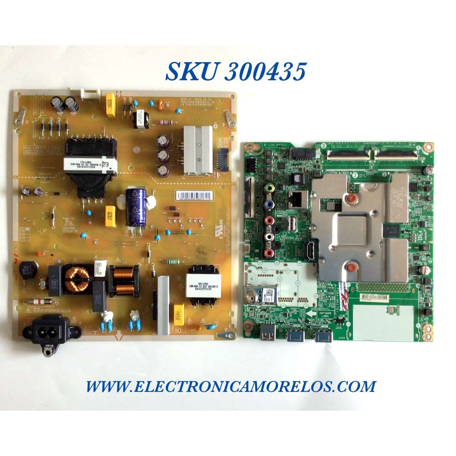 KIT DE TARJETAS PARA TV LG / NUMERO DE PARTE MAIN EBT66491002 / EAX69083603 / EAX69083603(1.0) / PARTE FUENTE EAY64948708 / EAX67865202 / LGP55TJ-18U1 / 64948708 / PLDK-L703C / 3PCR02264C / PANEL NC550DGG-AAGPA / MODELO 55UN6950ZUA / 55UN6950ZUA.BUSWLKR